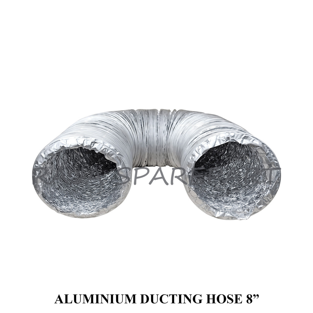 ADH8 PIPA FLEXIBLE DUCTING / FLEXIBLE ALUMINIUM / ALUMINIUM DUCTING HOSE 8"
