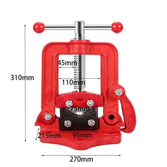 HEAVY DUTY Pipe Vice 2inch 3inch - Ragum Pipa Besi - Catok Pipa Besi [terbaik]