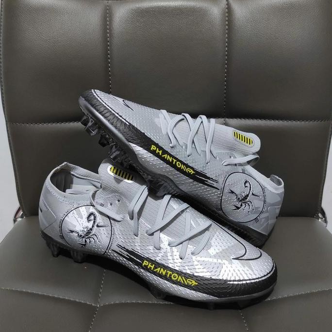 SEPATU BOLA NIKE PHANTOM GT ELITE SCORPION SILVER FG - SEPATU SOCCER Terlaris