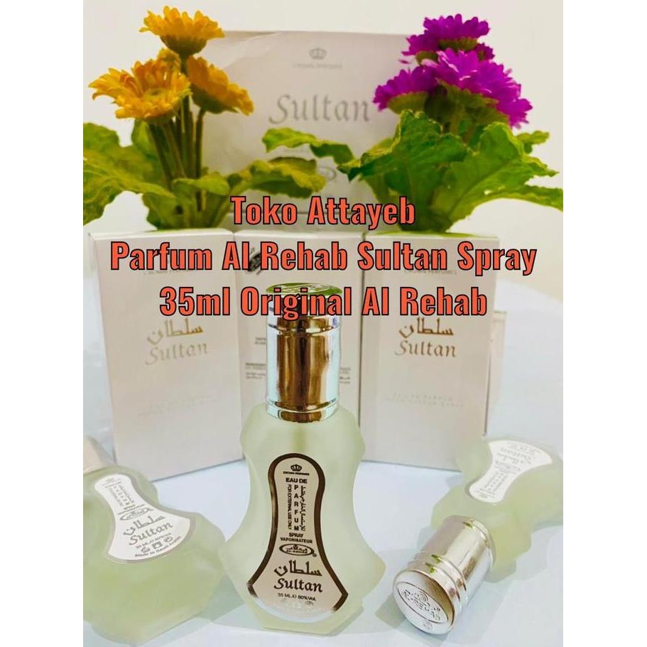 Parfum Al Rehab Sultan Spray 35Ml Original Al Rehab