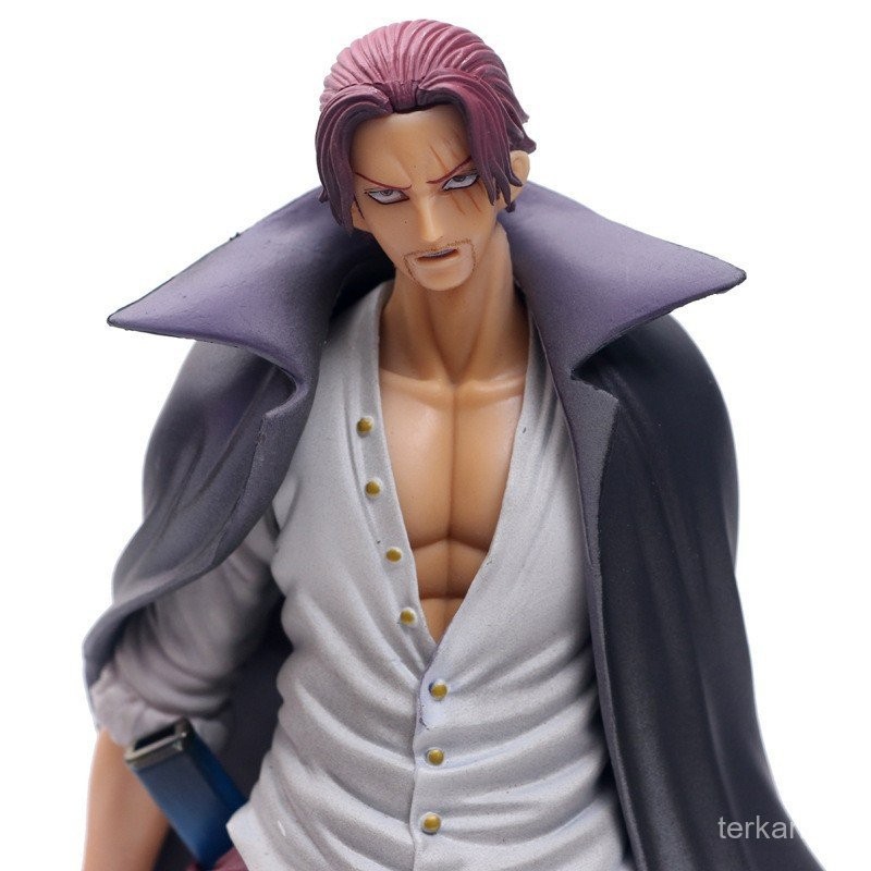 Hale Anime Pirate POP Red-Haired Shanks Standing Posture New World Four Emperors Boxed Hand-Made Orn