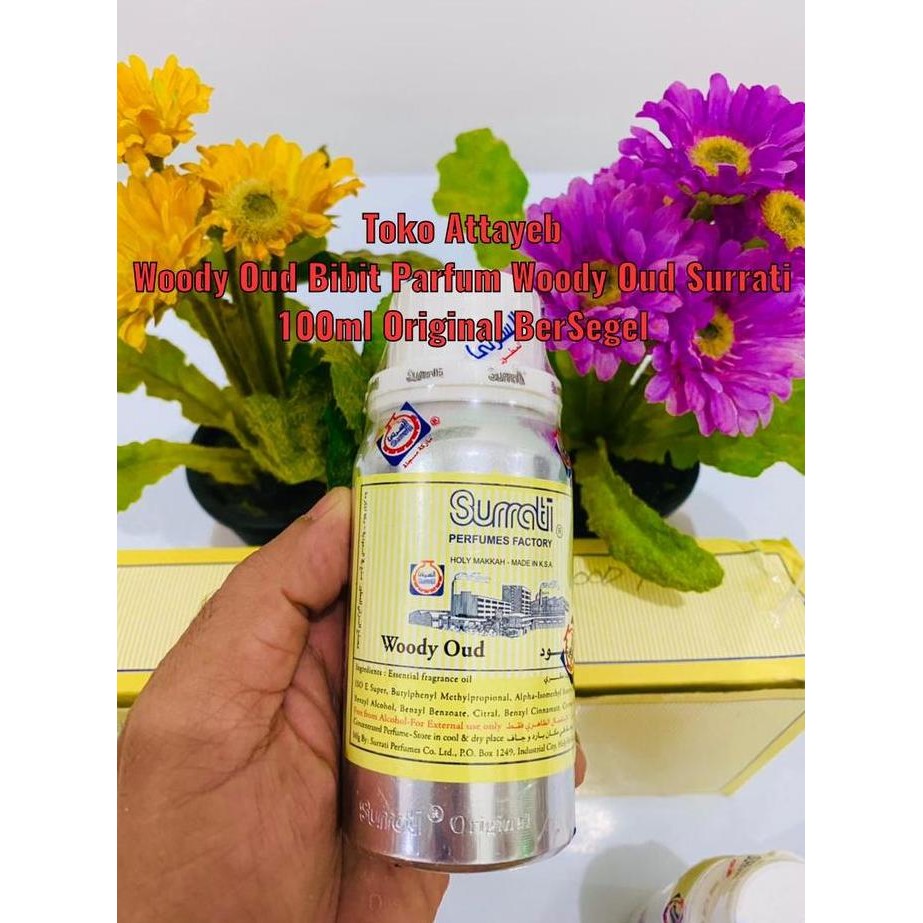 Woody Oud Bibit Parfum Woody Oud Surrati 100Ml Original Bersegel