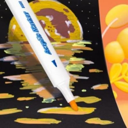 

Deli Acrylic Marker Hm315 - Spidol Akrilik 48 Warna, Tinta Opaque & Cepat Kering, Ideal Untuk Melukis, Crafting, & Diy Projects, Warna Tahan Lama Stationery Kertas