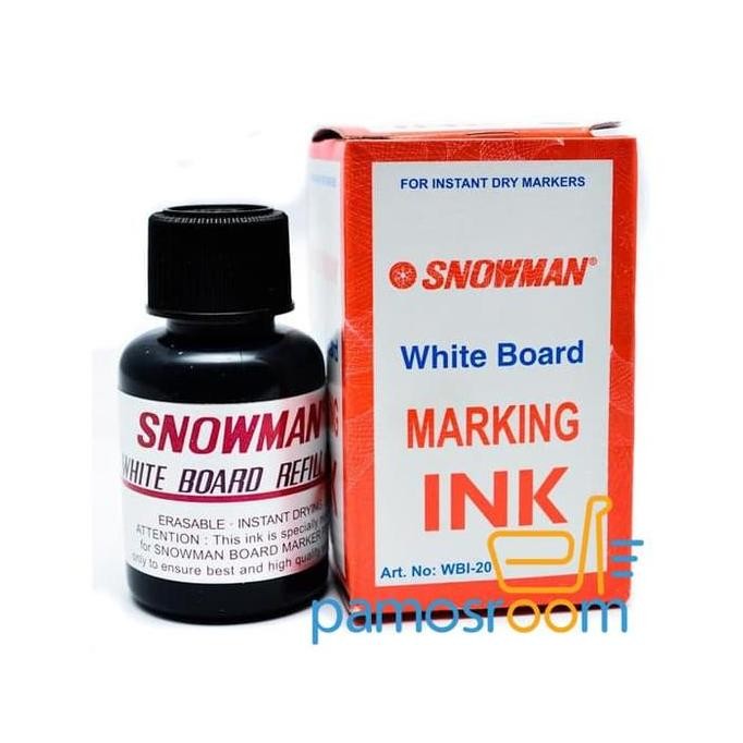 

Tinta Spidol Whiteboard / Non Permanen Snowman Original Murah 3 Warna