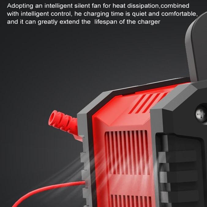 FOXSUR CHARGER BATERAI AKI MOBIL MOTOR PORTABLE 10A 150W 12/24V