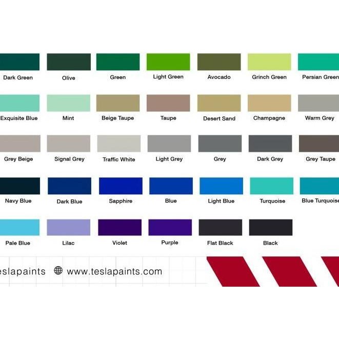 

Tesla Acrylic Leather Paint 70/120ml