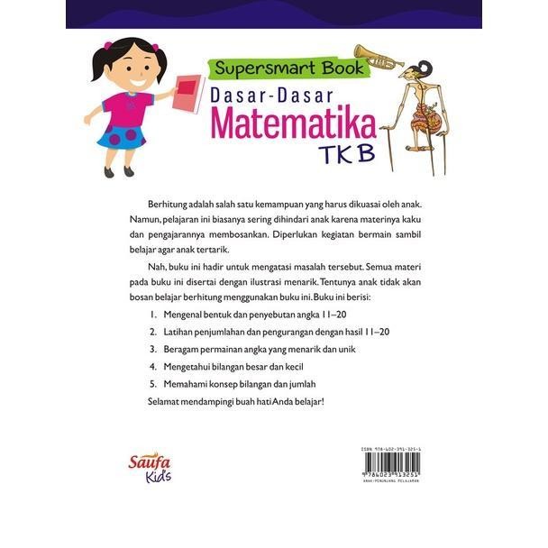 Sp Buku Supersmart Book; Dasar-Dasar Matematika Tk B - Saufa
