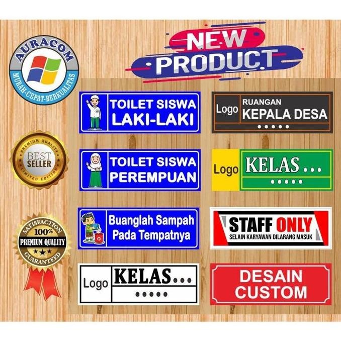 

Papan Akrilik, Papan Nama, Desain Custom