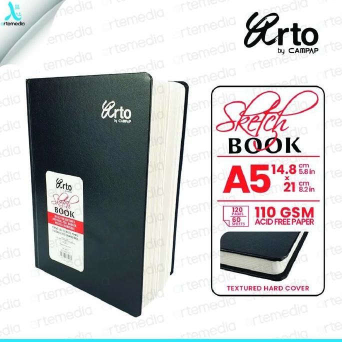 

Buku Sketsa Arto A5 Hard Cover Sketchbook