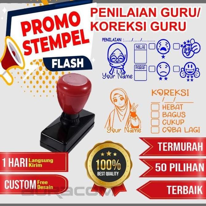 

Stempel Nilai Guru / Penilaian / Koreksi / Checked / Reward Siswa