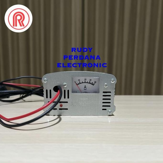 CHARGER AKI DC 12V AC 100-250V 10 AMPERE USAT MA-1210 MOBIL MOTOR