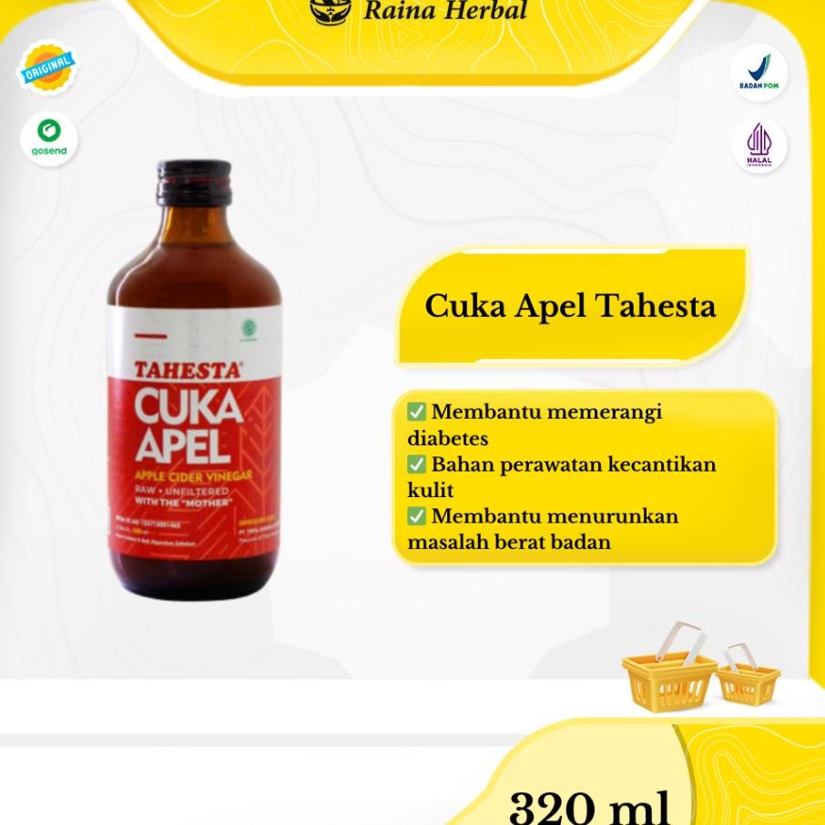 

Cuka Apel Tahesta 320Ml