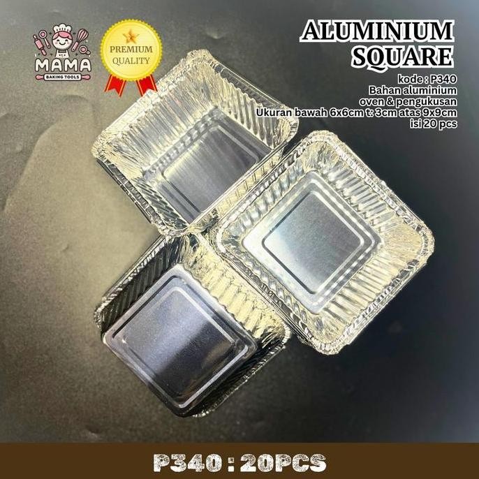 ------] CUP ALUMUNIUM FOIL PERSEGI / TRAY ALUMUNIUM FOIL / ALUMUNIUM FOIL TRAY CUP KOTAK PESEGI / AL