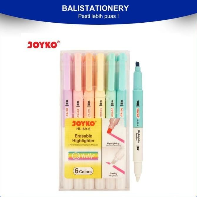 

.........] Erasable Highlighter Penanda Dapat Dihapus Joyko HL-69-6