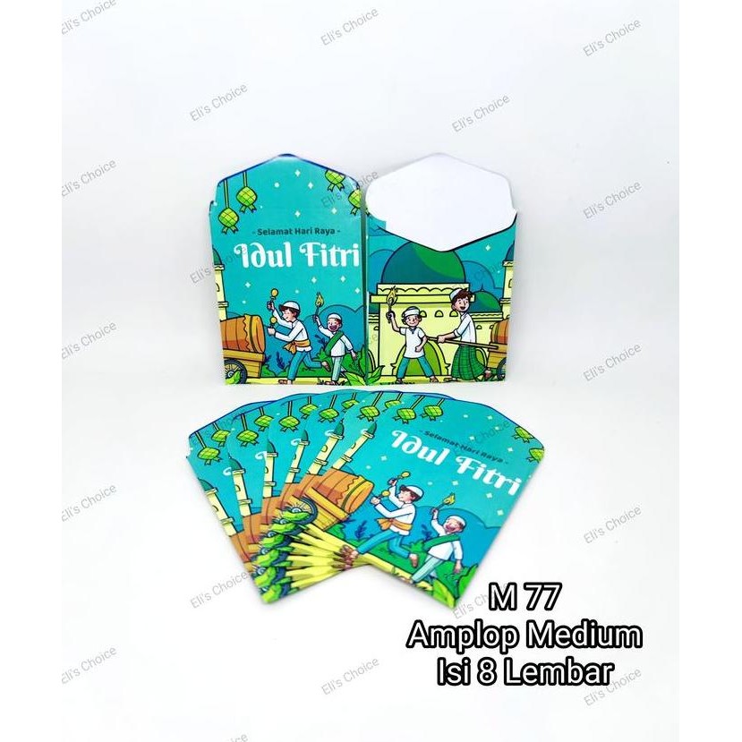 

Produk Unggulan] AMPLOP / ANGPAO LEBARAN MEDIUM HARI RAYA IDUL FITRI RAMADHAN 2023 MEDIUM ISI 8