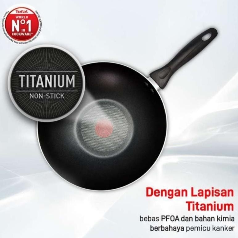 Tefal Cook and Clean Wokpan 28cm / wajan penggorengan Tefal
