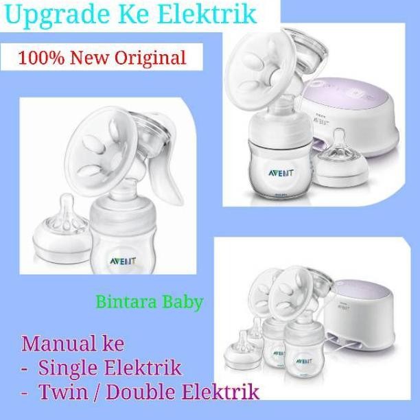 Upgrade Pompa Asi Avent Manual ke Elektrik Breastpump Electric Pompa Asi Avent Twin Double Electric