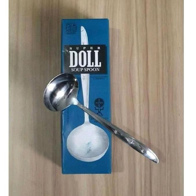 Doll Centong Irus Sendok Sayur Stainless / Sendok Sayur Sayur Tebal Kecil Irus Lauk Sop Super Doll T
