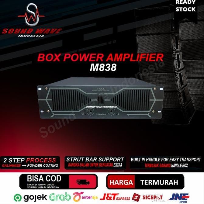 Promo BOX POWER AMPLIFIER BELL M838 COD