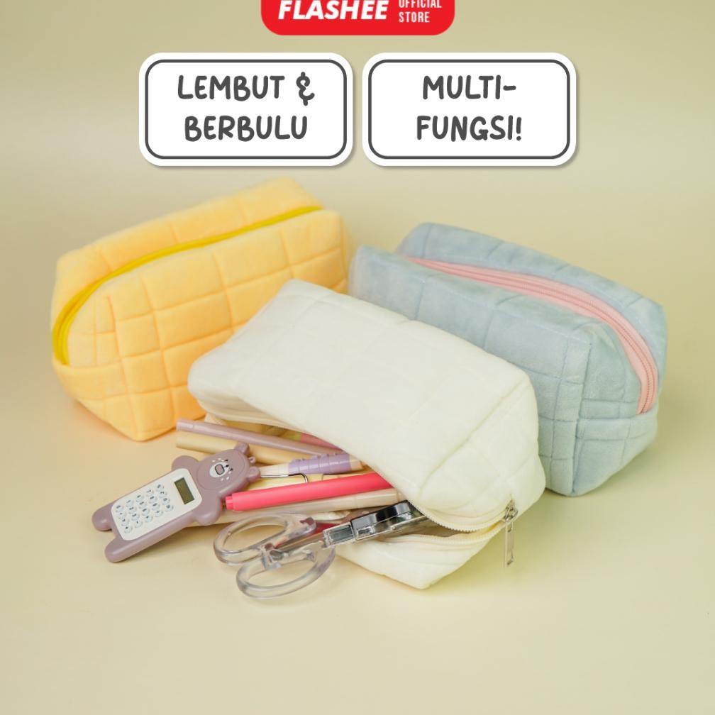 

Readyy!! Flashee Kotak Pensil Aesthetic Korea Bulu Lucu Cloudy Pencil Bag Large Tempat Pensil Sekolah Flashee Muji Style Muat Banyak Kapasitas Besar Multifungsi