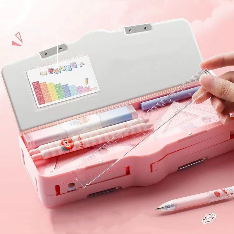 

Tempat Pensil Multifungsi Kartun, Tempat Pensil Multifungsi Anak Berkapasitas Besar/Tempat Pensil Yang Menyenangkan