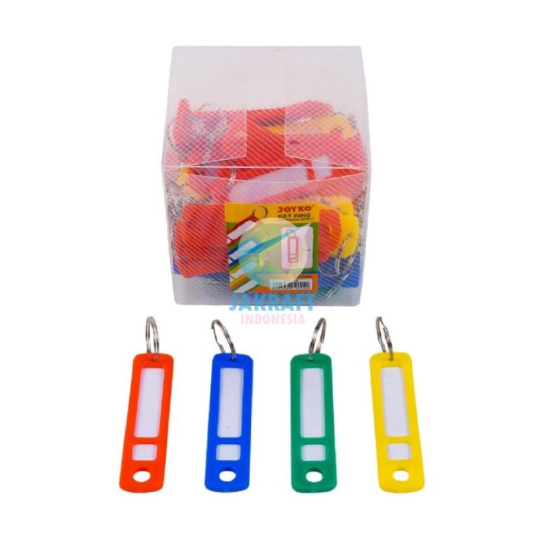 

Readyy!! (50 Pcs) Key Ring Joyko KR-10 Gantungan Bandol Kunci Label Serbaguna Warna Mix