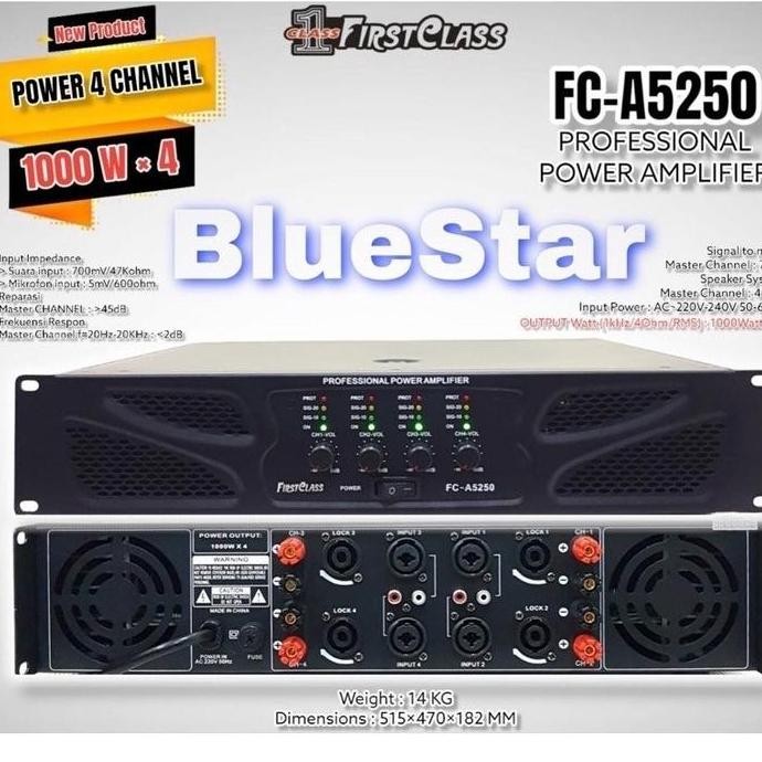 Promo Power Firstclass FC A5250 Original Amplifier FirstClass FC A 5250 COD