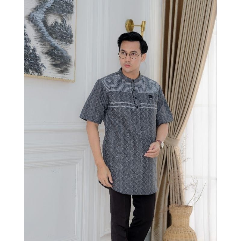 Sg Baju Koko Kurta Lengan Pendek Katun By Ilnaaf