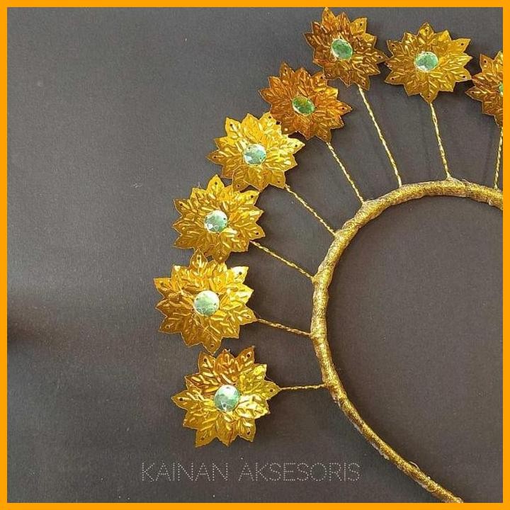 Sale Mahkota Bando Adat Jawa Hiasan Kepala Adat Karnaval Tari Pengantin