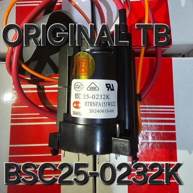 PLAYBACK FLYBACK TV SHARP FLAT SLIM 21 BSC25-0232K 0232 0224B 32601