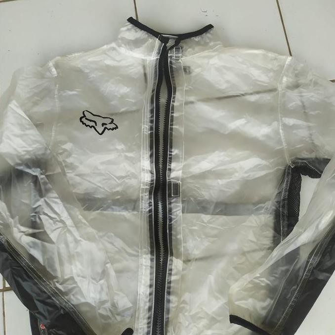 Fox Racing MX Fluid Rain Jacket Clear  ORIGINAL Brand New Without Tag cycling jacket moto gear endur