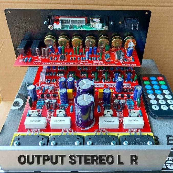 DIGITAL ECHO MIXING STEREO ACTIVE SPEAKER DMS-7000.X MP3 BLUETOOTH KIT