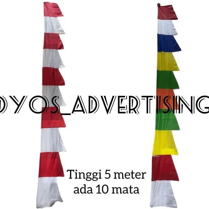 bendera umbul umbul merah putih 5 meter murah