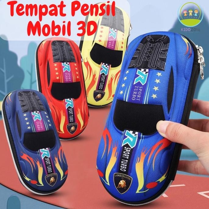 

Readyy!! Tempat Kotak Pensil Tepak 3D Timbul Hardtop Pencil Case PC0016