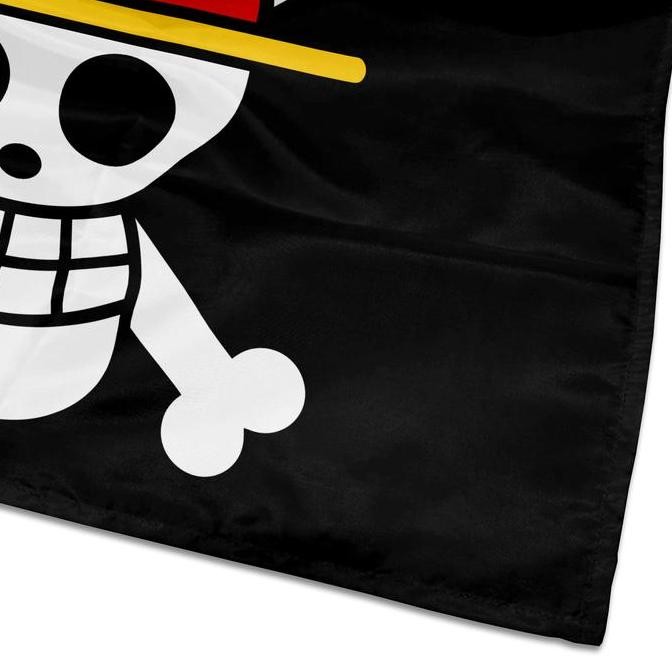 Nazhifa Printing - Bendera One Piece - Poster Kain Bendera One piece, Luffy Jolly Roger untuk Pengge