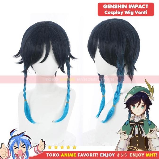 new Wig Cosplay Anime Game Venti