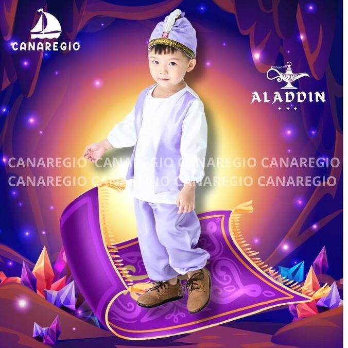 NEW  Kostum Aladin Prince Aladdin Putri Yasmine/ Anak Laki laki / Aladin disney