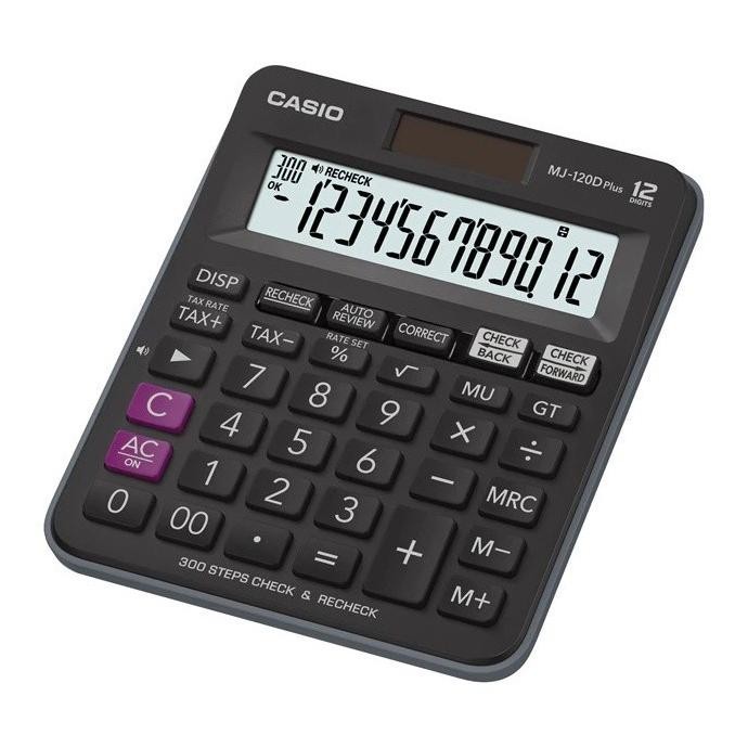 

Readyy!! Kalkulator Meja CASIO MJ-120D Plus Office Desktop Check Correct Series Calculator 120 D