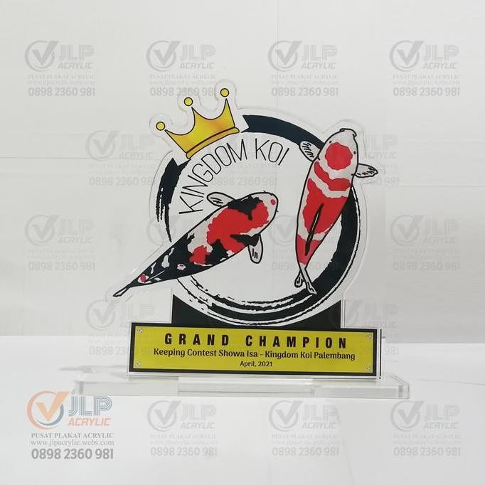Baru PLAKAT, PIALA KONTES IKAN, PIALA IKAN PIALA MANCING PIALA CUPANG JLP01