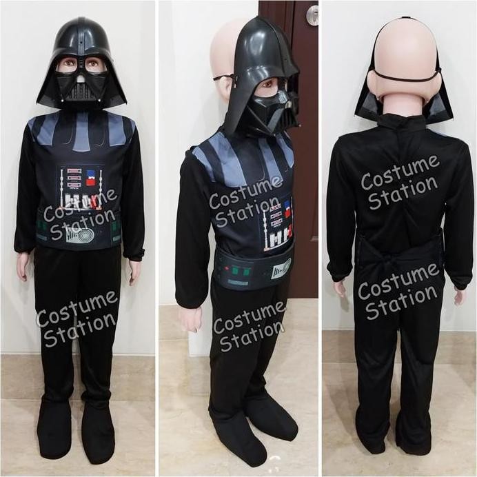 NEW  Kostum Star Wars Darth Vader / Costume Vader Star Wars anak laki