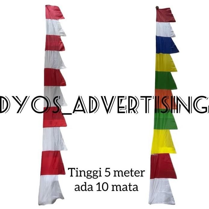 ready  bendera umbul umbul merah putih 5 meter