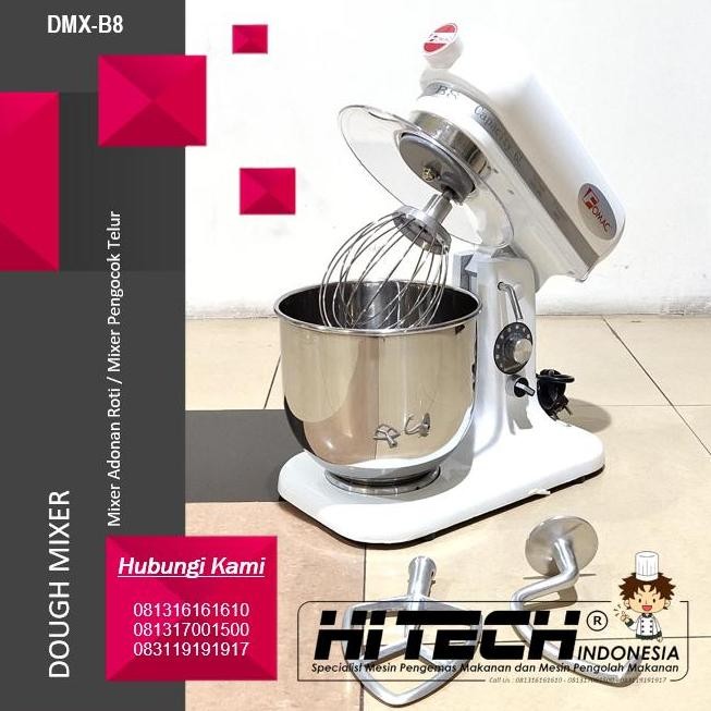 Bst Ready Dough Mixer 8 Liter Fomac Dmx-B8 Mixer Adonan Roti Kue Pengocok Telur Best Seller