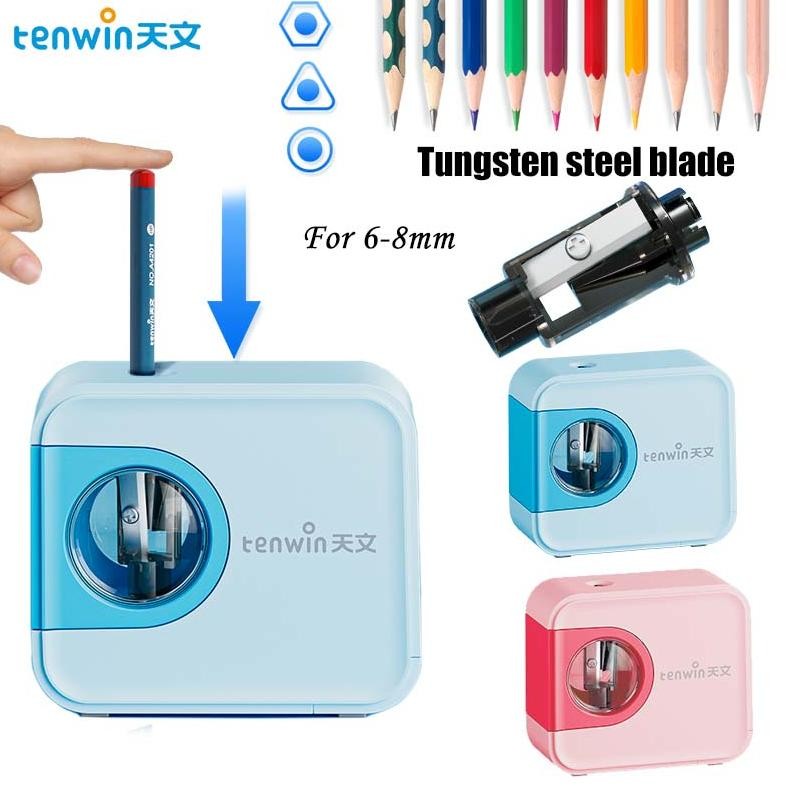 

Readyy!! Tenwin S8316 MIni Automatic Pencil Sharpener / Mini Rautan Pensil Otomatis