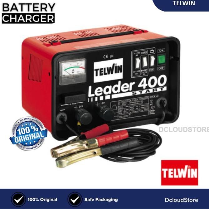 Charger Cas Aki Telwin Leader 400 Start Mesin Diesel Disel Baterai murah
