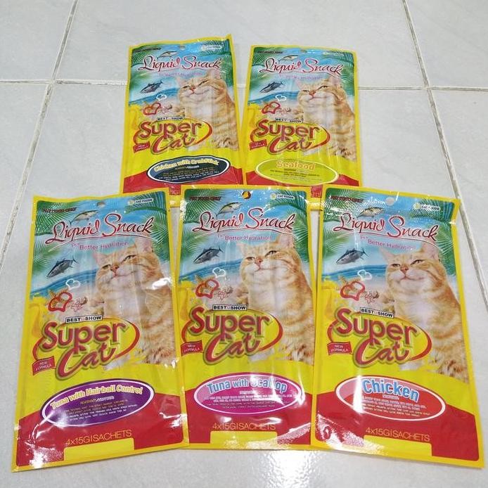 Super Cat Liquid Snack Kucing murah