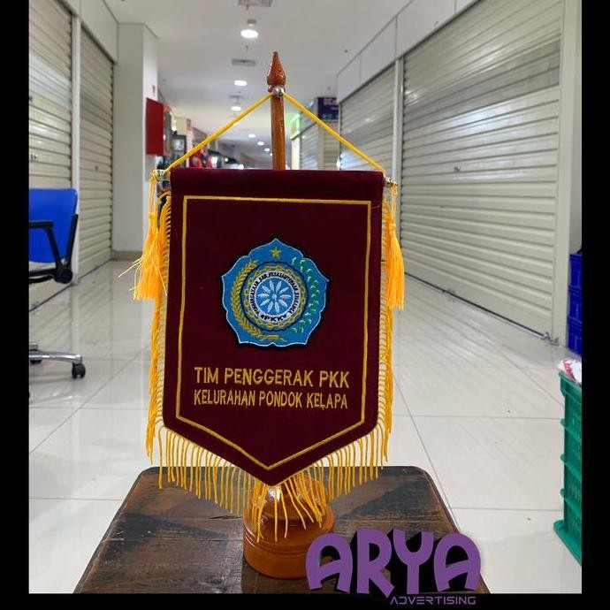 

New Bendera meja Vandel PKK+tiang kayu meja (BERKUALITAS!!!)