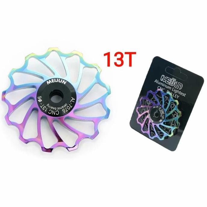 Jual, Meijun Pulley Rd Ceramic 13T - Pulley Rd Bearing - Pulley Rd Sepeda