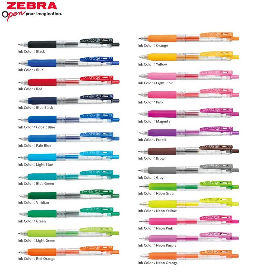 

Promo - ZEBRA Sarasa Clip JJ15 Pulpen Pena 0.5mm Retractable Ballpoint Pen Water Based Alat Tulis !