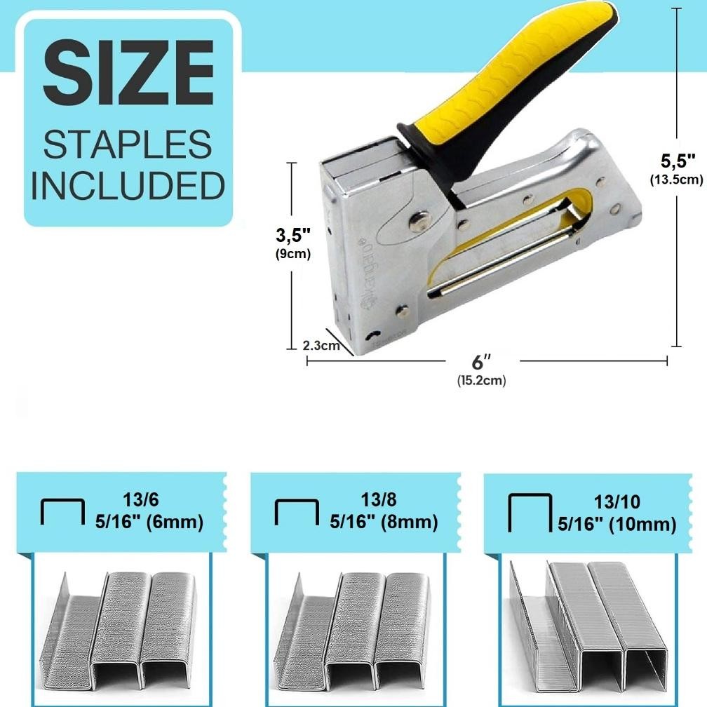 

Kekinian - Alat Stapler Tembak Jok Kulit Motor / Guntacker TS 610R Sejenis MAX TGA/ Cekrekan / Pengokot / Stapler Sofa !!