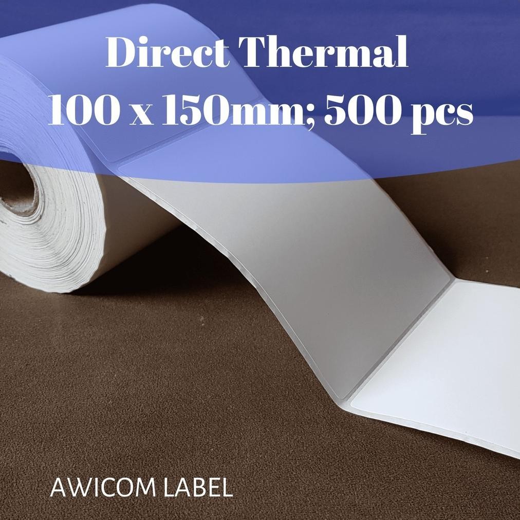 

Special - Label Barcode Direct Thermal 100 X 150 mm 100x150 4x6" isi 500pcs ukuran A6 ~